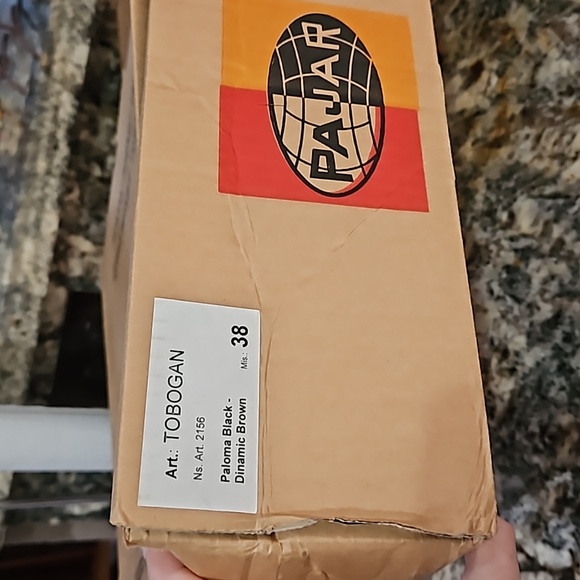 Pajar tobogan brown and black boots with fleece lined faux fur size 38 - Picture 10 of 14